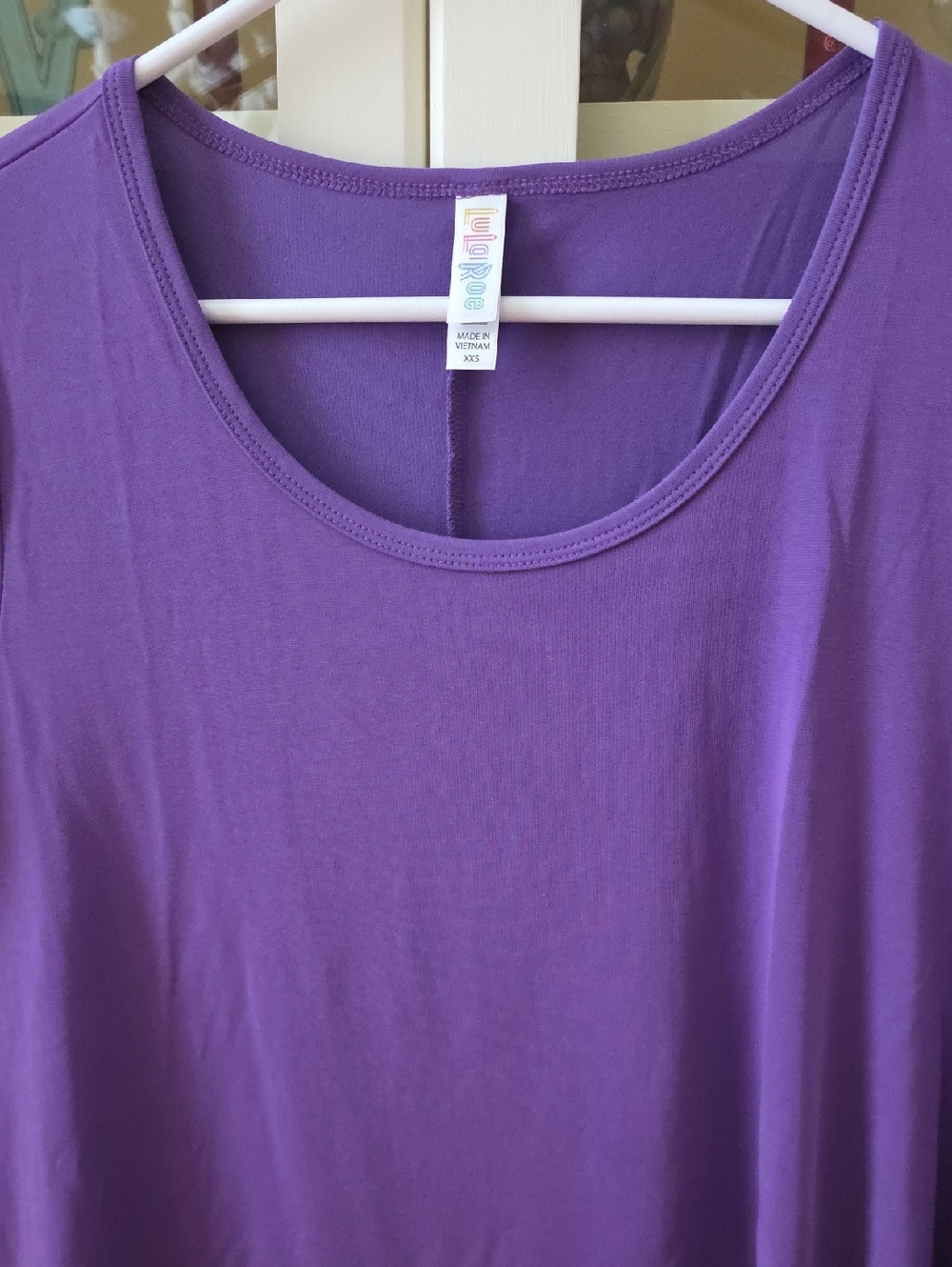 LuLaRoe Purple Scoop Neck Tunic